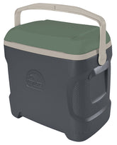 IGLOO 49672 Sportsman Ice Chest Cooler, 30 qt Cooler, HDPE/Resin, Green